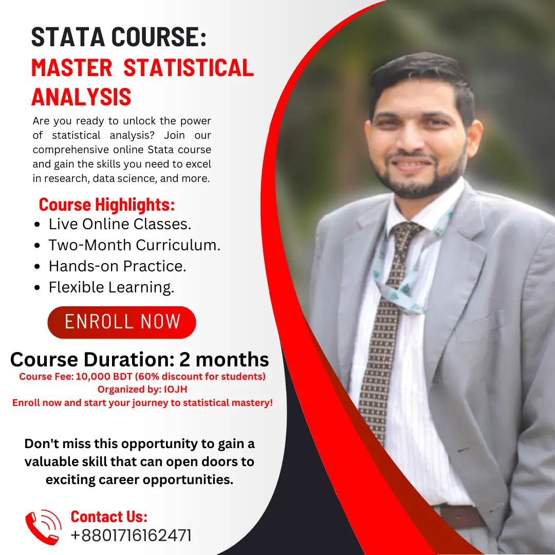 Online STATA Course: Beginner to Advanced